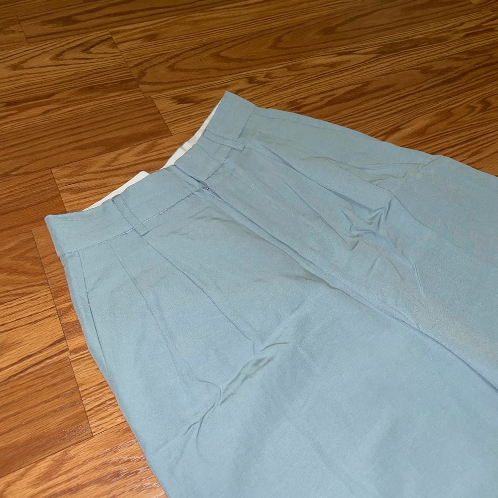 Blue Linen Pants